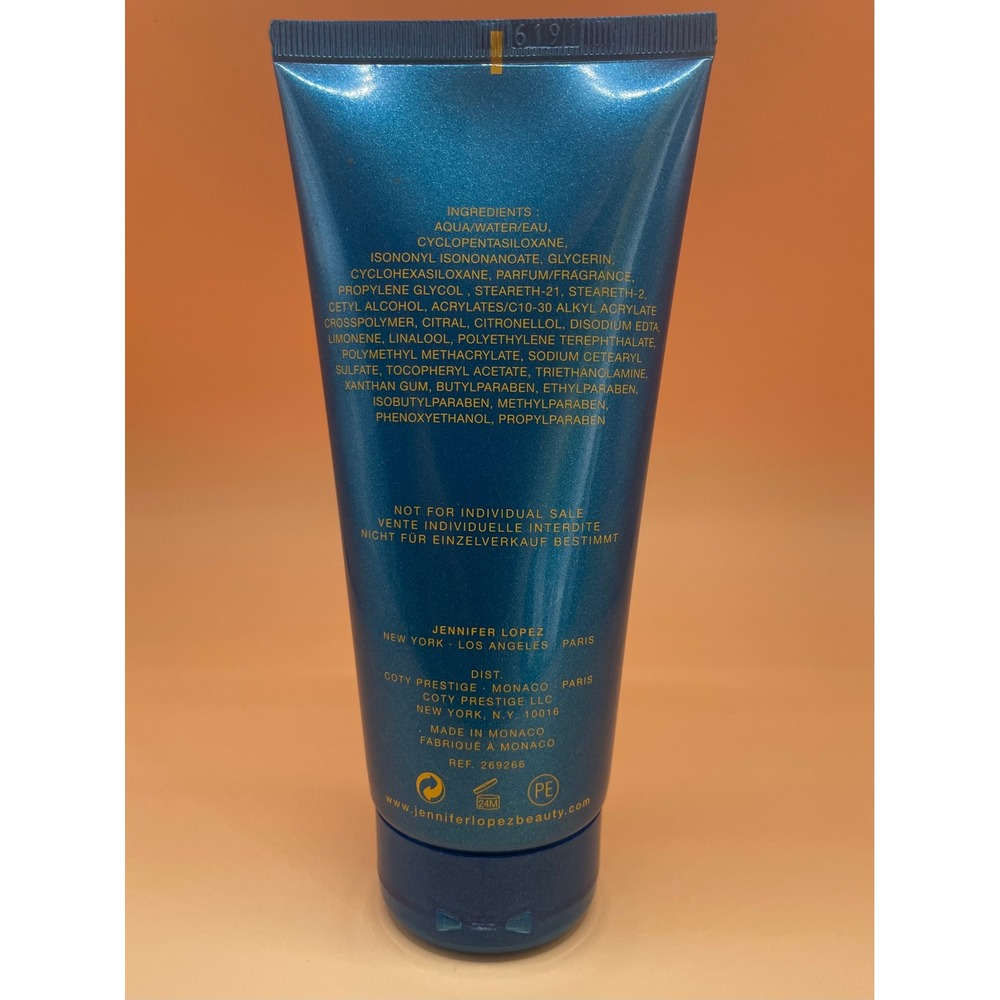 Jennifer Lopez Live Luxe Shimmer Touch Body Lotion 6.7oz 200ml Teal Blue Tube - Picture 3 of 5
